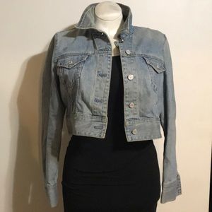 Gap cropped denim jacket